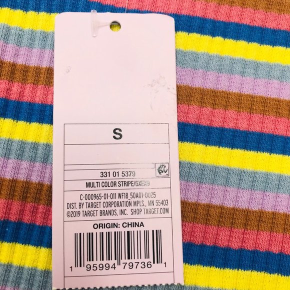 Lot of 2 Shirts Wild Fable Women's Small Long Sleeve Tee Shirts Blue Multicolor - Picture 4 of 16